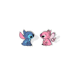 Boucles d’Oreille Stitch et Angel Amour