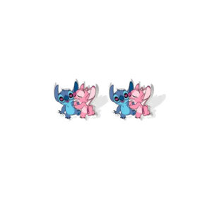 Boucles d’Oreille Stitch et Angel Bisous