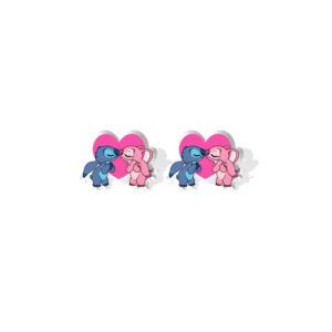 Boucles d’Oreille Stitch et Angel Coeur