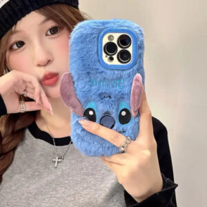 Coque iPhone Stitch Fourrure