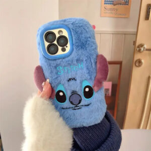 Coque iPhone Stitch Fourrure