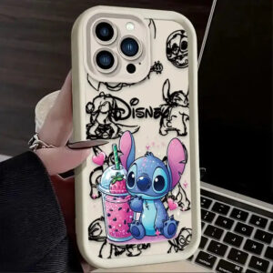 Coque iPhone Stitch Milkshake (Blanc)