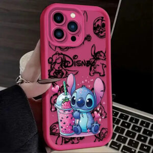 Coque iPhone Stitch Milkshake (Rose)