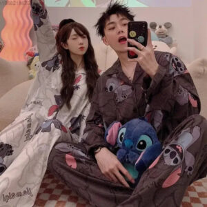 Ensemble Pyjama Stitch Noir