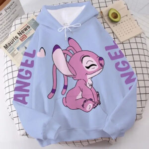 Hoodie Angel Amoureuse (Blanc)