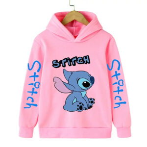 Hoodie Stitch Pensant Rose