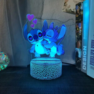 Lampe Stitch et Angel Bisous