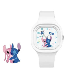 Montre Stitch et Angel Blanche