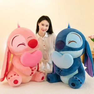 Peluche Stitch et Angel Coeur