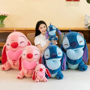 Peluche Stitch et Angel Coeur