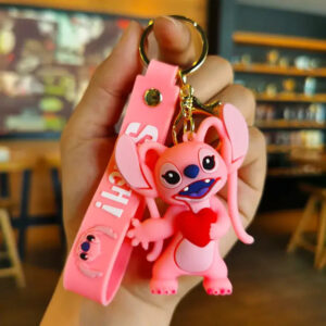 Porte Clef Stitch Angel Coeur