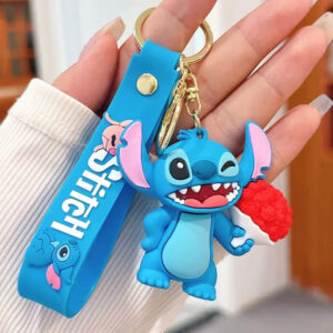 Porte Clef Stitch Bouquet de Fleur