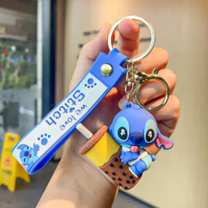 Porte Clef Stitch Bubble Tea