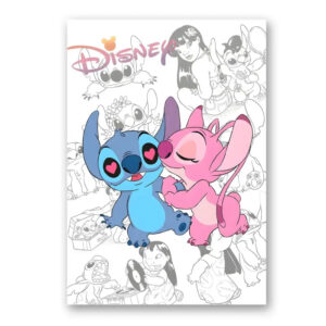 Poster Stitch et Angel Bisous