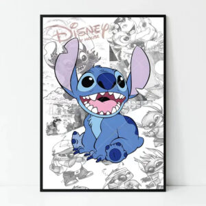 Poster Stitch Souriant
