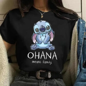 T-Shirt Stitch Ohana Noir